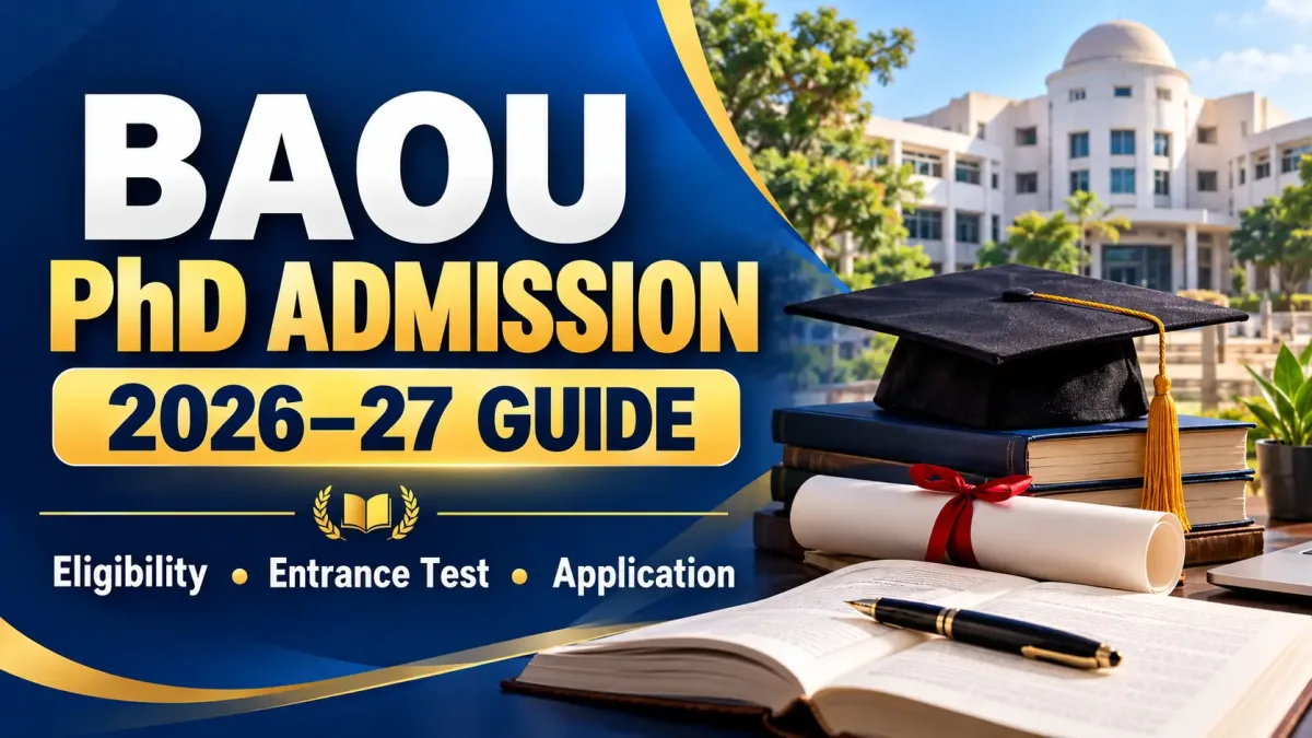 BAOU PhD Admission 2026-27: Seats, Fees, PET, Documents & Full Guide
